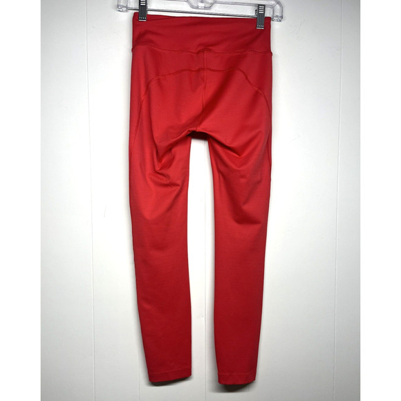 Outdoor Voices Core TechSweat 7/8 Leggings Size XS Mid Rise Hidden Pocket Red - Picture 2 of 7